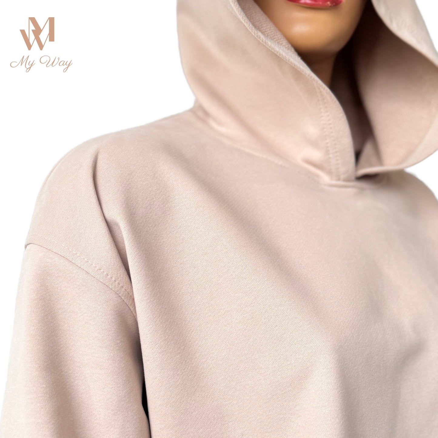 Tracksuit Damen Damen Jogginganzug in Beige - Nachhaltige Bio-Damenmode von My Way D&A