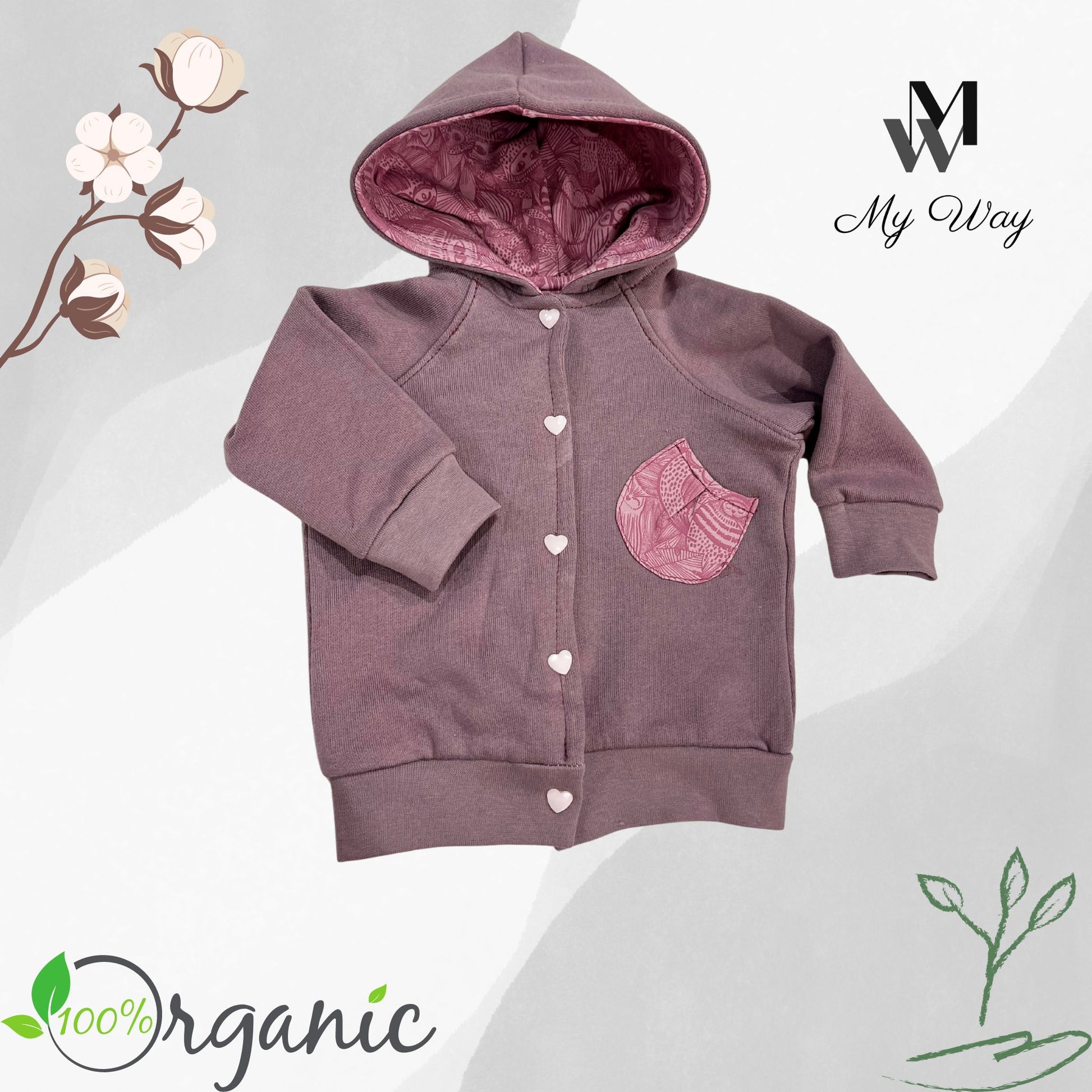 Handgemachter Kapuzenpullover in Dusty Lila für Kinder Jogginghose aus Bio-Baumwolle in Dusty Lila für Babys Mädchen Trainingsanzug in Hamburg Bio-Baumwolle Trainingsanzug für Kinder in Hamburg